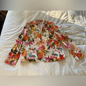 Women’s Floral Multicolor blazer size XL